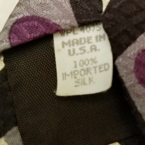 {OS} Oscar de la Renta Couture Collection Silk Tie - Picture 6 of 6